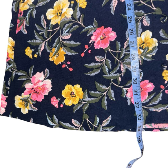 Joules Corinna Button Down Floral Print Maxi Skirt Size 6 Blue classic preppy - Picture 8 of 9